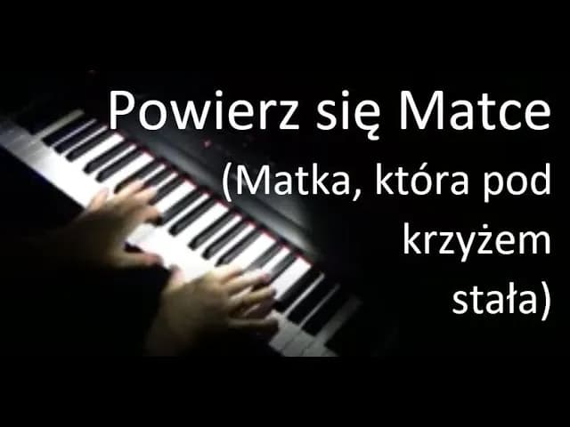 Podkład muzyczny do matki, która pod krzyżem stała - emocjonalna wersja