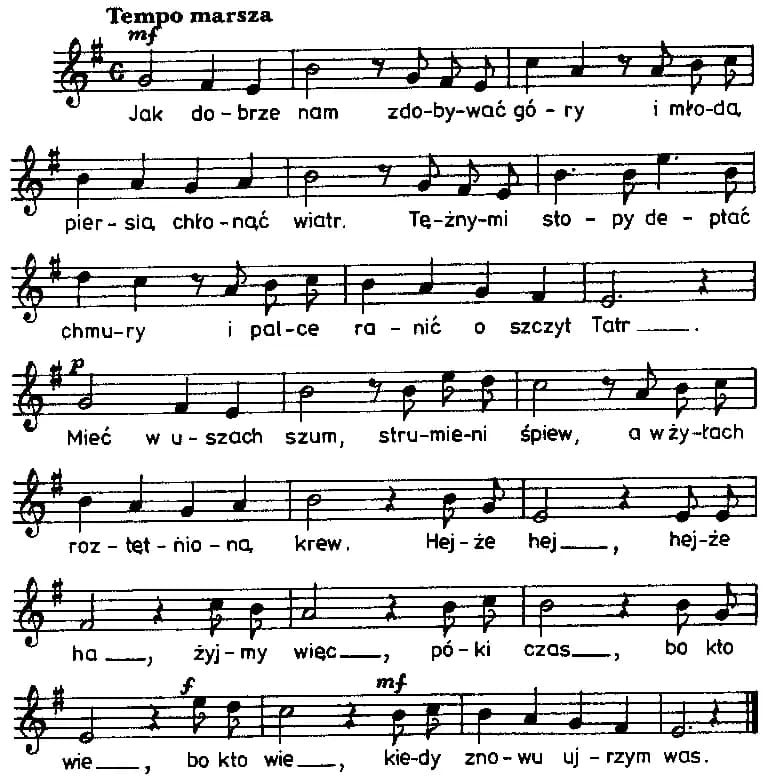 Tekst piosenki jak dobrze nam zdobywać góry – odkryj jej znaczenie i emocje