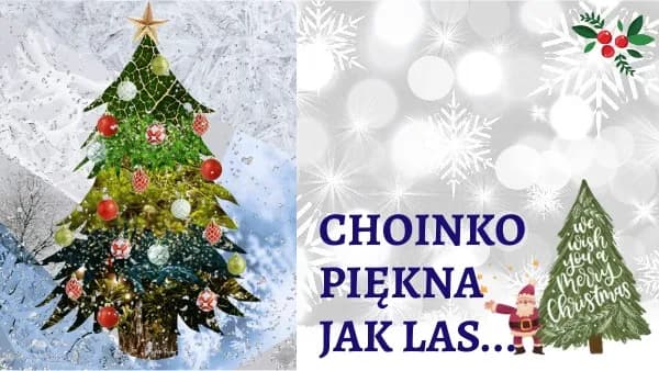 Podkład muzyczny choinko piękna jak las – idealny na święta