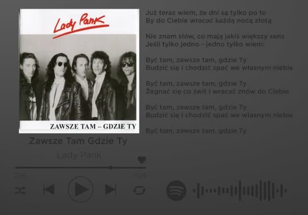 Tekst piosenki zawsze tam gdzie ty – emocje i znaczenie utworu